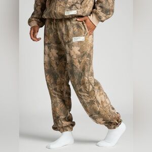 Men's Camouflage Joggers Sweatpants - Tan/Green